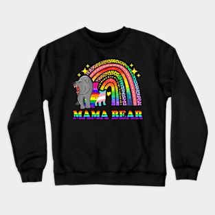 LGBT Mama Bear Gay Pride Equal Rights Crewneck Sweatshirt